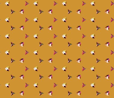 Kusursuz geometrik süs deseni. Vektör illüstrasyonu 