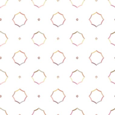 Kusursuz geometrik süs deseni. Vektör illüstrasyonu 