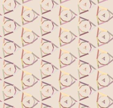 Kusursuz geometrik süs deseni. Vektör illüstrasyonu 