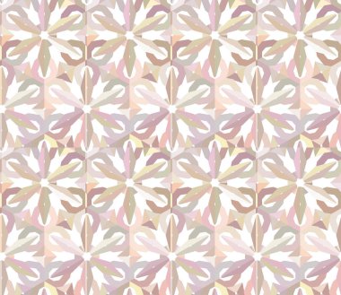 Modern geometrik vektör tasarımı, kusursuz desen çizimi