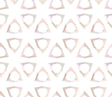 Geometrik şekilli kusursuz desen. vektör illüstrasyonu