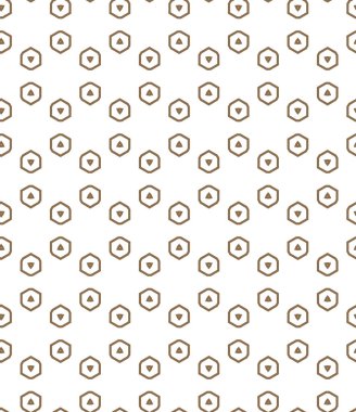 Kusursuz geometrik süs deseni. Vektör illüstrasyonu 