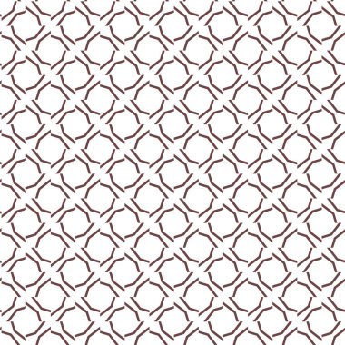 Kusursuz geometrik süs deseni. Vektör illüstrasyonu 