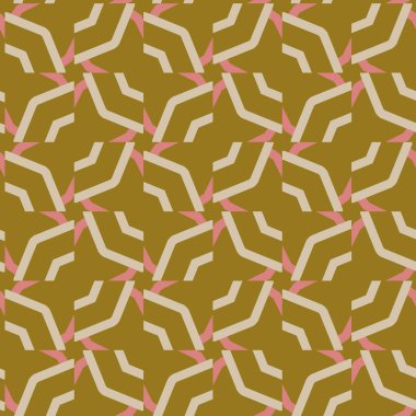 Kusursuz geometrik süs deseni. Vektör illüstrasyonu 