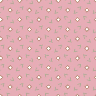 Kusursuz geometrik süs deseni. Vektör illüstrasyonu 