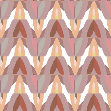 Kusursuz geometrik süs deseni. Vektör illüstrasyonu 