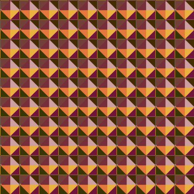 Dikensiz geometrik süslemeli görüntü. Soyut illüzyon arka planı