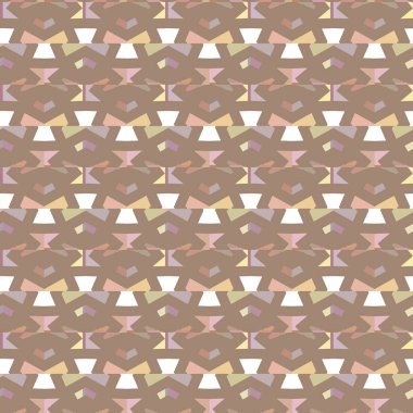 Modern geometrik vektör tasarımı, kusursuz desen çizimi