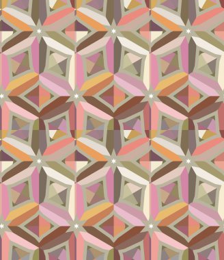 Kusursuz geometrik süs deseni. Vektör illüstrasyonu 
