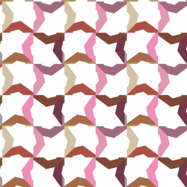 Kusursuz geometrik süs deseni. Vektör illüstrasyonu 