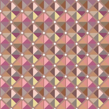 Geometrik şekilli kusursuz desen. vektör illüstrasyonu