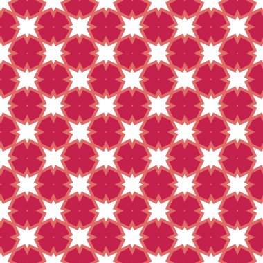 Kusursuz geometrik süs deseni. Vektör illüstrasyonu 