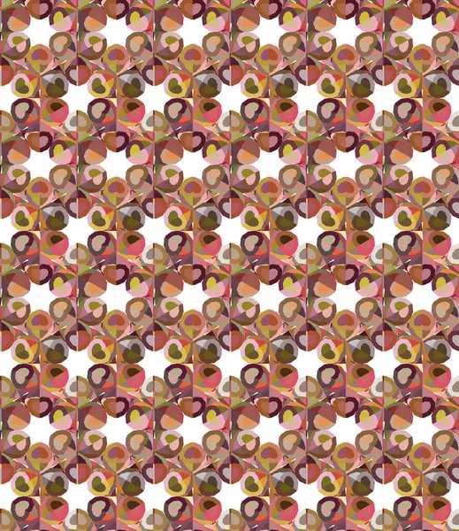 Impressão Ornamental Abstrata Fundo Sem Costura — Vetor de Stock