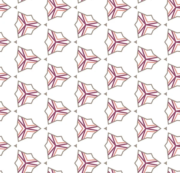 Patrón Ornamental Geométrico Sin Costuras Fondo Abstracto Ilusión — Vector de stock