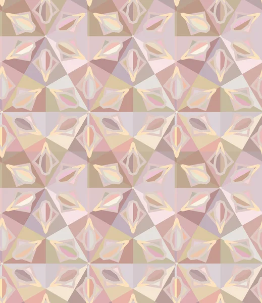 Patrón Ornamental Geométrico Sin Costuras Ilustración Vectorial — Archivo Imágenes Vectoriales