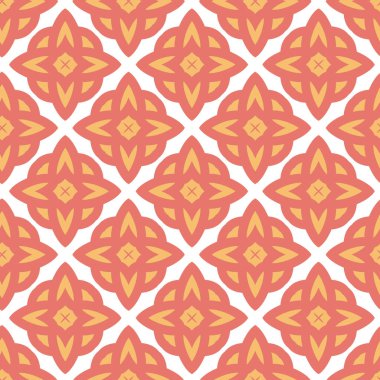 Kusursuz geometrik süs deseni. Vektör illüstrasyonu 