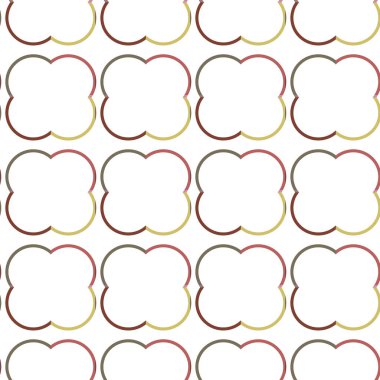 Kusursuz geometrik süs deseni. Vektör illüstrasyonu 