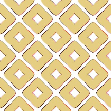 Kusursuz geometrik süs deseni. Vektör illüstrasyonu 