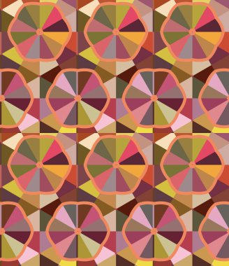 Kusursuz geometrik süs deseni. Vektör illüstrasyonu 