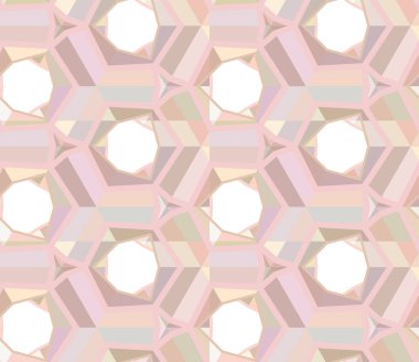 Kusursuz geometrik süs deseni. Vektör illüstrasyonu 