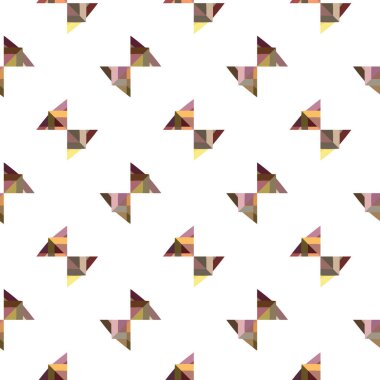 Soyut geometrik şekilli kusursuz vektör arkaplanı