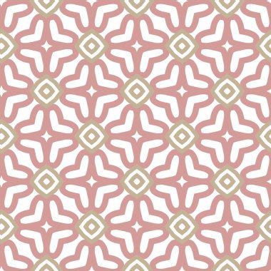 Kusursuz geometrik süs deseni. Vektör illüstrasyonu 