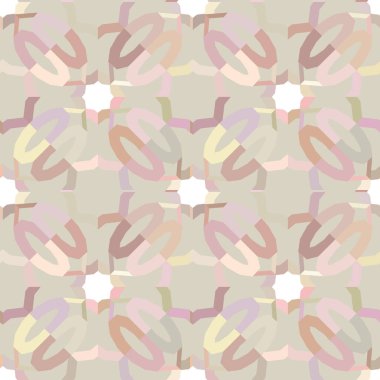 Geometrik şekilli kusursuz desen. vektör illüstrasyonu