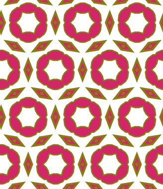 Kusursuz geometrik süs deseni. Vektör illüstrasyonu 