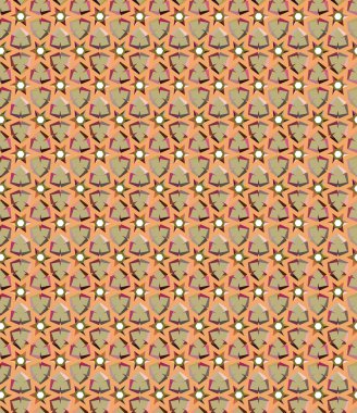 Geometrik şekilli kusursuz desen. vektör illüstrasyonu