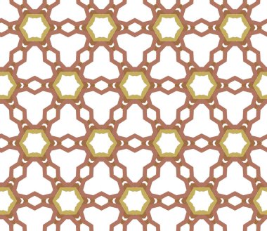 Modern geometrik vektör tasarımı, kusursuz desen çizimi