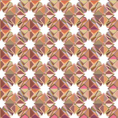 Kusursuz geometrik süs deseni. Vektör illüstrasyonu 