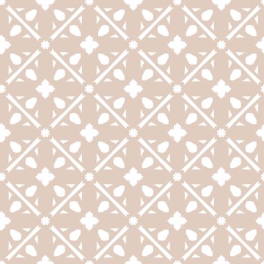 Kusursuz geometrik süs deseni. Vektör illüstrasyonu 