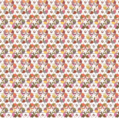 Kusursuz geometrik süs deseni. Vektör illüstrasyonu 