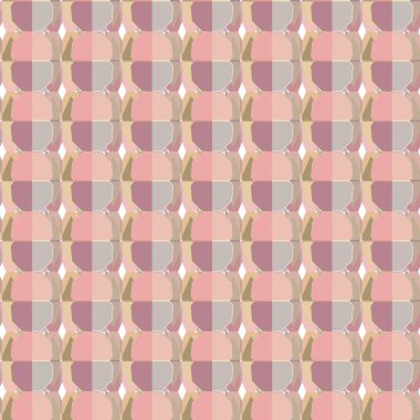 Kusursuz geometrik süs deseni. Vektör illüstrasyonu 