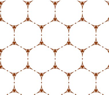 Kusursuz geometrik süs deseni. Vektör illüstrasyonu 