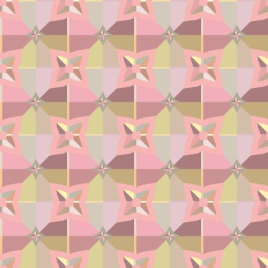 Kusursuz geometrik süs deseni. Vektör illüstrasyonu 