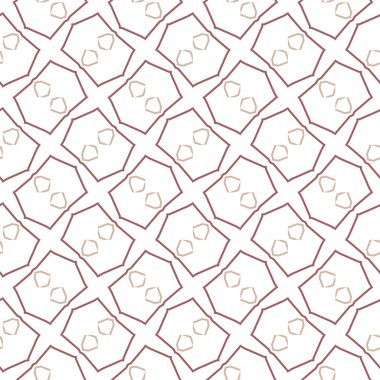 Kusursuz geometrik süs deseni. Vektör illüstrasyonu 