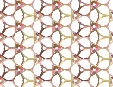Kusursuz geometrik süs deseni. Vektör illüstrasyonu 
