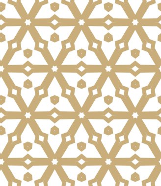Kusursuz geometrik süs deseni. Vektör illüstrasyonu 