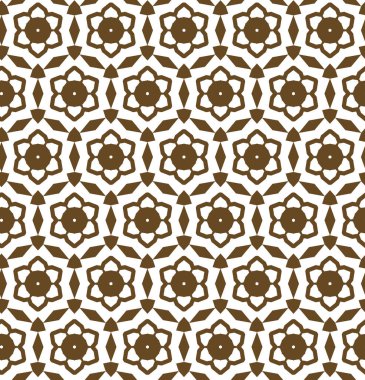 Kusursuz geometrik süs deseni. Vektör illüstrasyonu 