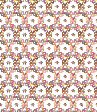 Kusursuz geometrik süs deseni. Vektör illüstrasyonu 