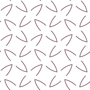 Kusursuz geometrik süs deseni. Vektör illüstrasyonu 