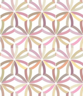 Modern geometrik vektör tasarımı, kusursuz desen çizimi