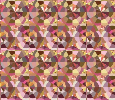 Kusursuz geometrik süs deseni. Vektör illüstrasyonu 