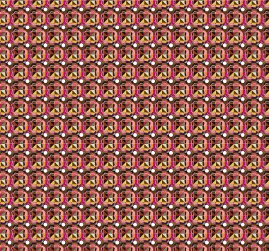 Kusursuz geometrik süs deseni. Vektör illüstrasyonu 