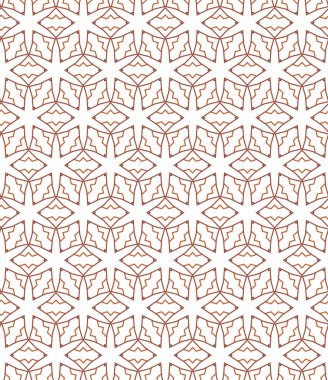 Kusursuz geometrik süs deseni. Vektör illüstrasyonu 