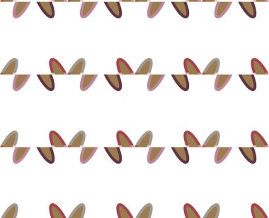 Kusursuz geometrik süs deseni. Vektör illüstrasyonu 