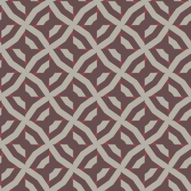 Soyut vektör geometrik dikişsiz desen. beyaz çizgi örgülü modern minimalist arkaplan