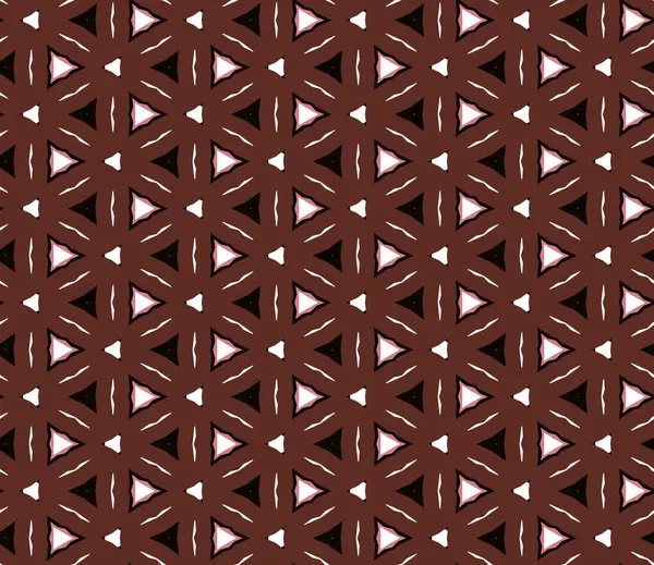 Patrón Ornamental Geométrico Sin Costuras — Vector de stock