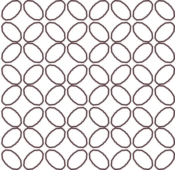 Patrón Ornamental Geométrico Sin Costuras Ilustración Vectorial — Archivo Imágenes Vectoriales